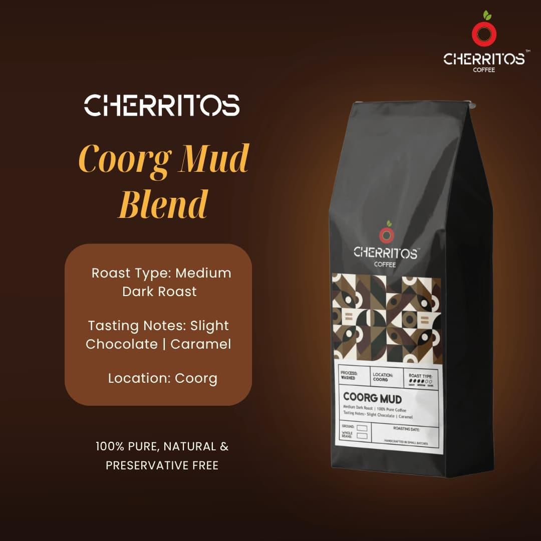 Cherritos Coffee | Coorg Mud Blend | Medium Dark Roast - Image 4