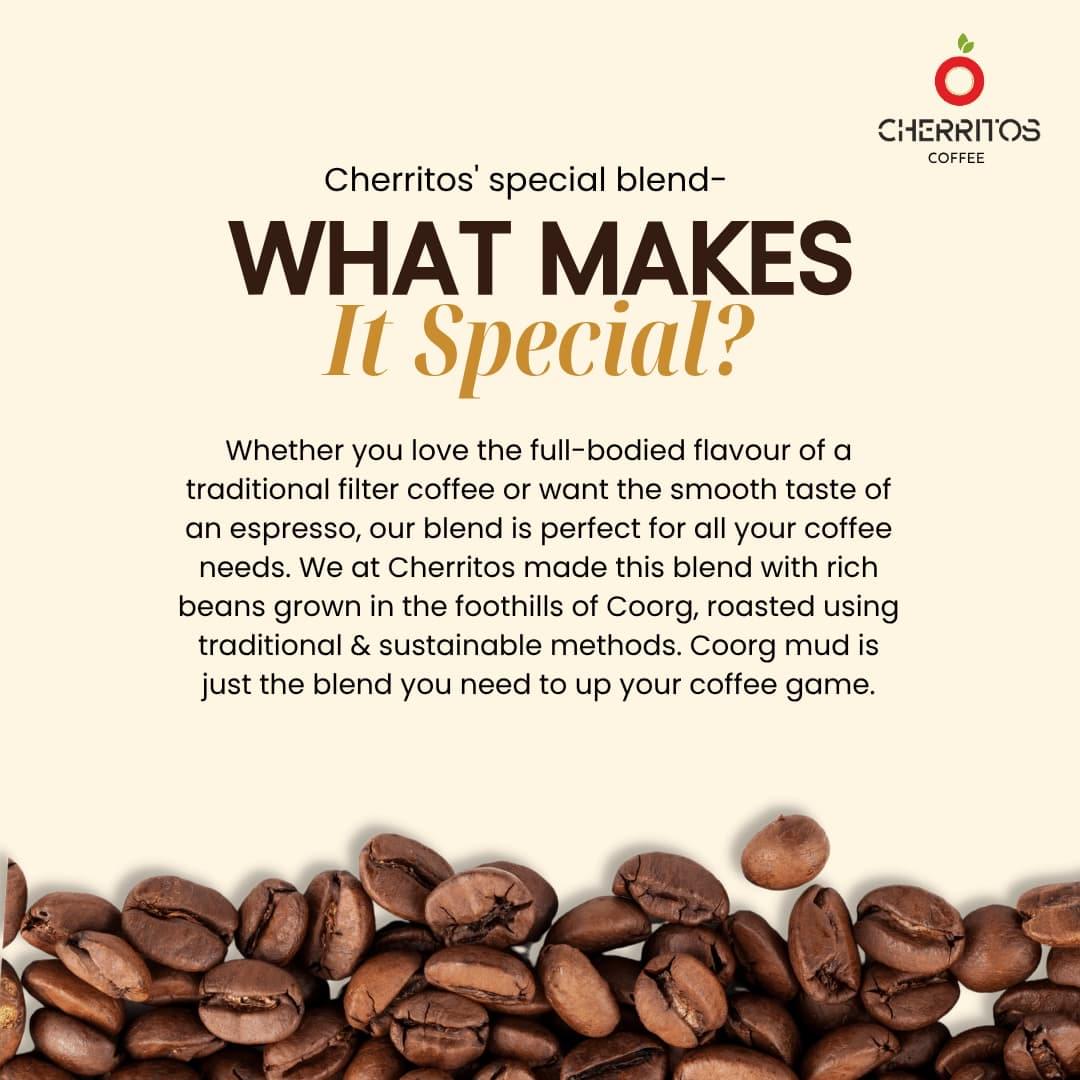 Cherritos Coffee | Coorg Mud Blend | Medium Dark Roast - Image 5