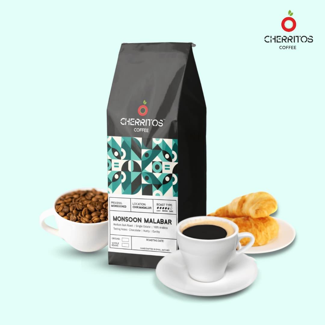 Cherritos Coffee | Monsoon Malabar | Medium Dark Roast - Image 3