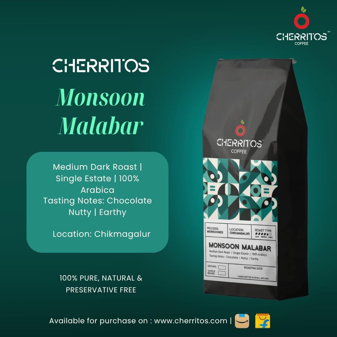Cherritos Coffee | Monsoon Malabar | Medium Dark Roast - Image 4